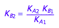 K_B_2 = (K_A_2*K_B_1)/K_A_1