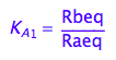 K_A_1 = Rbeq/Raeq